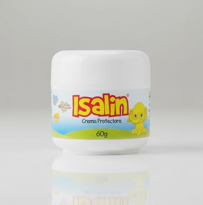 Crema antipañalitis Isalin 60g para rozaduras